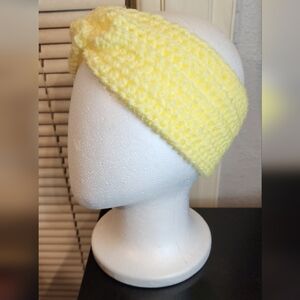 Yrllow Crocheted Headband